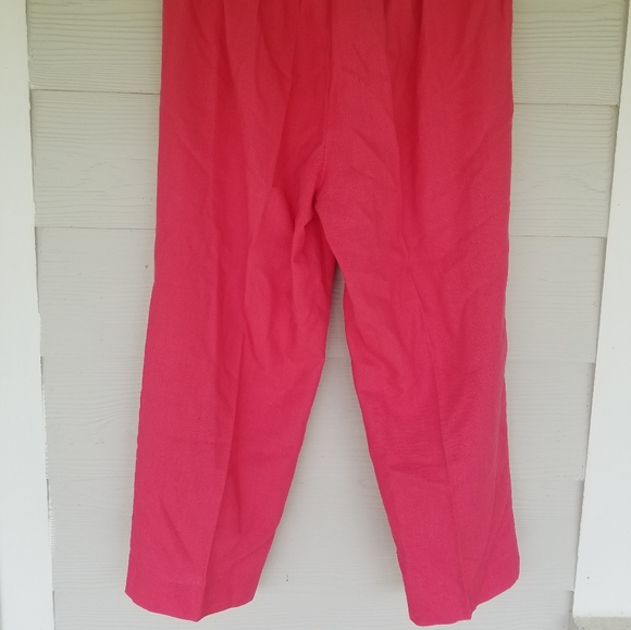 Vintage 80s Aesthetic 2 Piece Track/Walking Set Hot Pink White Polka Dots USA - Picture 16 of 16